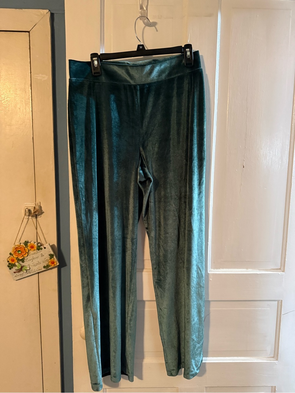 Maurices Green Velvet Cropped Pants